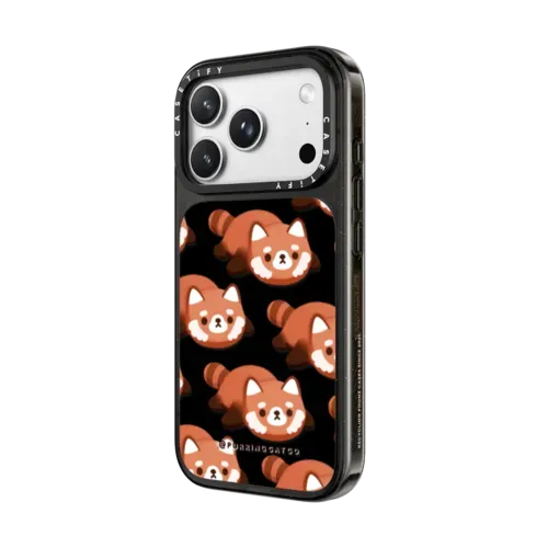 Red Panda by Purringcatco - iPhone 18 Pro - Impact Case MagSafe Compatible - Glossy