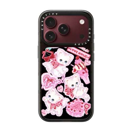 Popping Love - iPhone 18 Pro - Impact Case MagSafe Compatible - Glossy