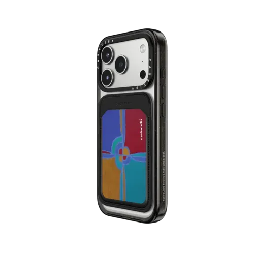 Whanki Cross Composition Snappy Leather Wallet - Snappy MagSafe Wallet - Snappy BioVeg Wallet MagSafe Compatible