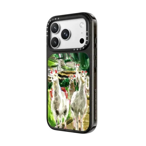Machu Picchu Llama Party - iPhone 18 Pro Max - Impact Case MagSafe Compatible - Glossy