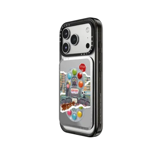 HK Collage - Buddha - Snappy Cardholder Stand - Snappy Mirror Cardholder Stand MagSafe Compatible