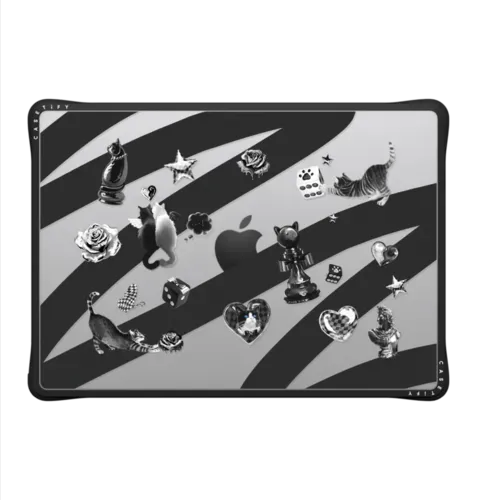 Black Chess Cat - MacBook Pro 14-inch (M1 - M5) - MacBook Impact Case