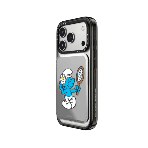 The Smurf Snappy Cardholder Stand - Snappy Mirror Cardholder Stand MagSafe Compatible