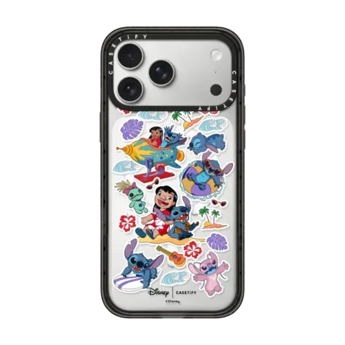 Lilo & Stitch Sticker Case - iPhone 17 Pro Max - Impact Case MagSafe Compatible