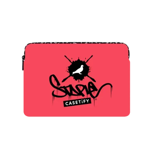 STAPLE Pigeon Logo Red Laptop Sleeve - Large (16") - Impact Laptop Sleeve