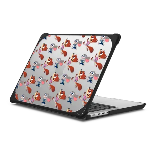 Nick and Judy Pattern Laptop Case - MacBook Pro 14-inch (M1 - M5) - MacBook Bounce Case