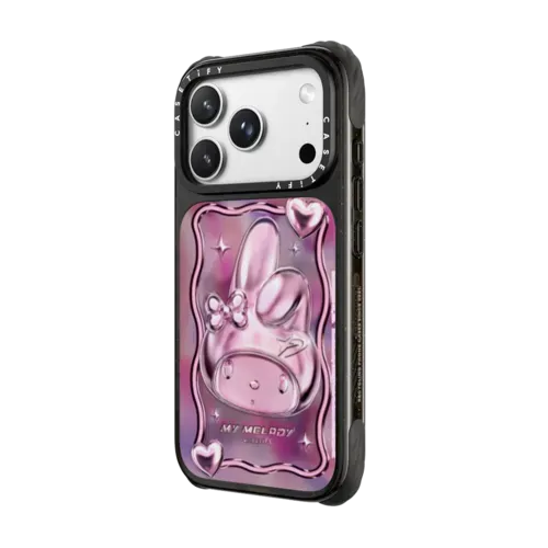 My Melody Chrome Case - iPhone 18 Pro Max - Ultra Impact Case MagSafe Compatible - Glossy