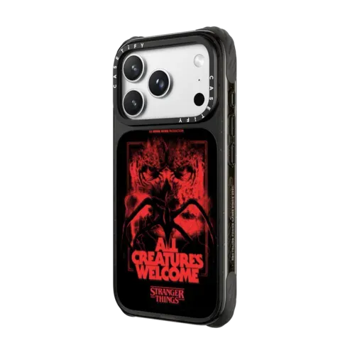 Stranger Things All Creatures Welcome Case - iPhone 18 Pro Max - Ultra Impact Case MagSafe Compatible - Glossy