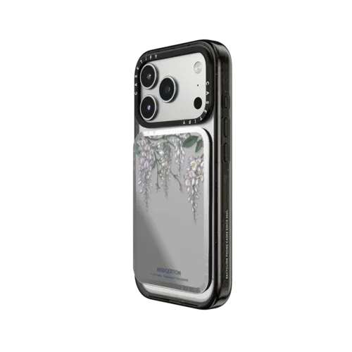 Bridgerton Draping Wisteria Snappy Cardholder Stand - Snappy Mirror Cardholder Stand MagSafe Compatible