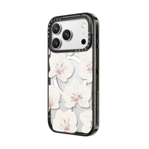 White Orchids - iPhone 18 Pro Max - Impact Case MagSafe Compatible