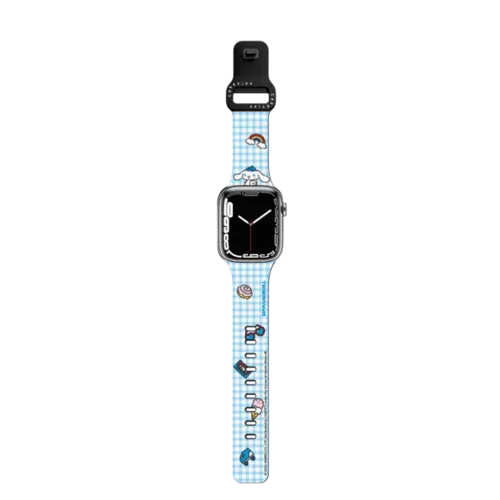 Cinnamroll Checkered Pattern Watch Band - Apple Watch Series 7-9 (45mm) - Impact Band