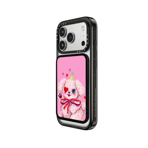 Clown Puppy - Snappy Cardholder Stand - Snappy Cardholder Stand MagSafe Compatible