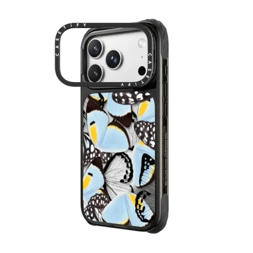 Fracture Butterfly Case - iPhone 18 Pro Max - Ultra Impact Ring Stand Case - Mirror