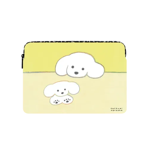 DOG AND PLUSH TOY - Large (16") - Impact Laptop Sleeve