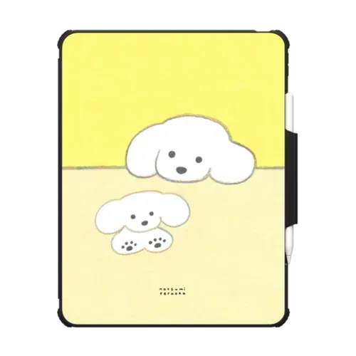 DOG AND PLUSH TOY - iPad Pro 13-inch (M4/M5) - iPad Impact Folio Case